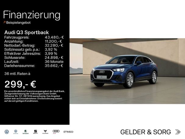 Audi Q3 35 TDI Sportback 110 kW image number 5