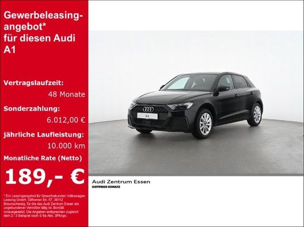 Audi A1 25 TFSI Sportback 70 kW image number 5