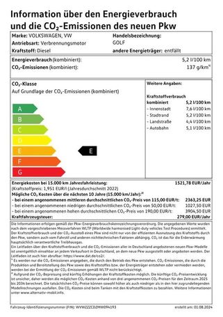 Volkswagen Golf GTD DSG 147 kW image number 14