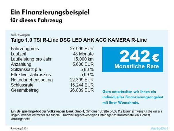 Volkswagen Taigo 1.0 TSI R-Line DSG 81 kW image number 6