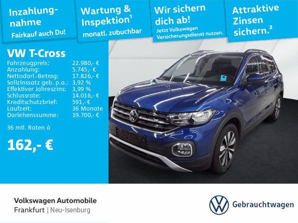 Volkswagen T-Cross 1.0 TSI DSG 81 kW image number 5