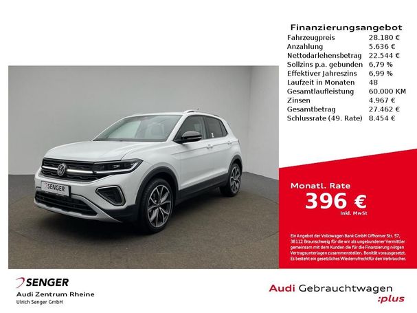 Volkswagen T-Cross 1.0 TSI Style 85 kW image number 4