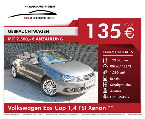 Volkswagen Eos 1.4 TSI Cup 90 kW image number 5