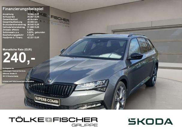 Skoda Superb Combi Sportline 110 kW image number 3