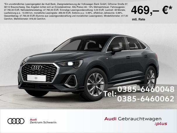 Audi Q3 35 TFSI S tronic S-line Sportback 110 kW image number 1