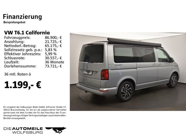 Volkswagen T6 California DSG Ocean 110 kW image number 5