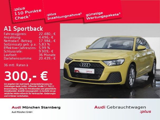 Audi A1 35 TFSI S tronic Sportback 110 kW image number 2