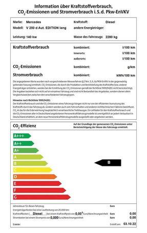Mercedes-Benz V 250d Edition 1 140 kW image number 15