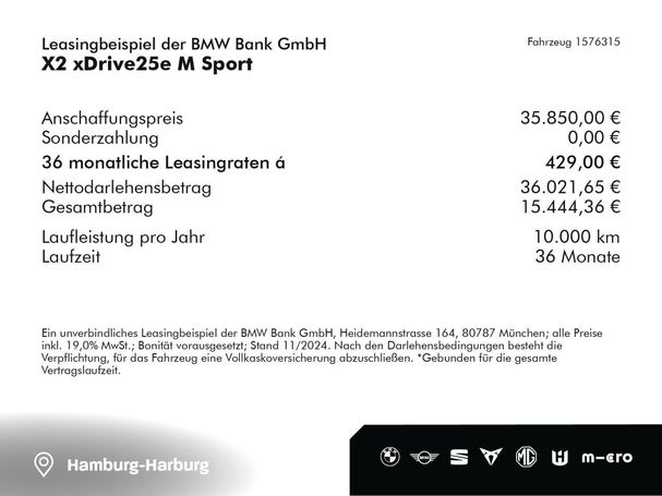 BMW X2e M Sport X xDrive 162 kW image number 4