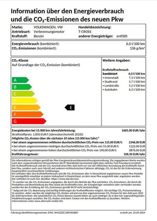 Volkswagen T-Cross 1.0 TSI DSG Style 85 kW image number 26