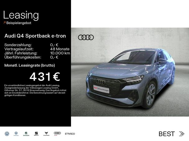 Audi Q4 45 quattro e-tron S-line Sportback 210 kW image number 6