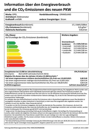 Opel Grandland GS 157 kW image number 20