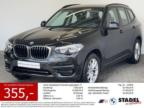 BMW X3 xDrive20i Advantage 135 kW image number 1