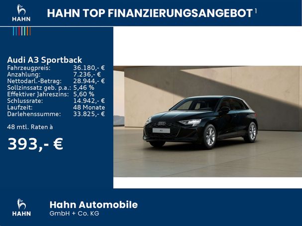 Audi A3 30 TFSI Sportback 85 kW image number 4