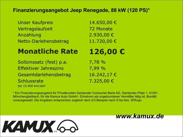 Jeep Renegade 1.0 T-GDi 88 kW image number 10