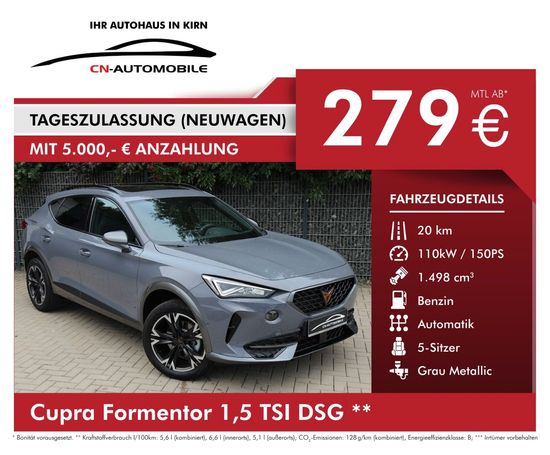 Cupra Formentor 1.5 TSI DSG 110 kW image number 6