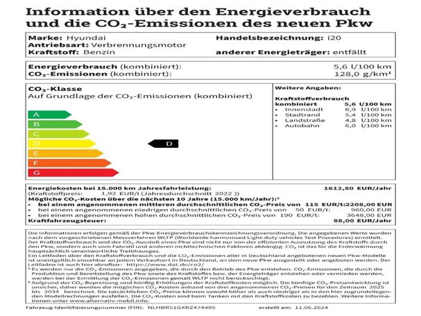 Hyundai i20 1.0 74 kW image number 24