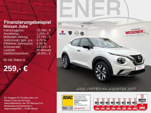 Nissan Juke 1.0 114 Acenta 84 kW image number 5