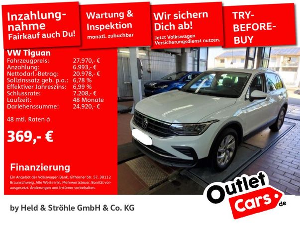 Volkswagen Tiguan 2.0 TDI Life 4Motion DSG 110 kW image number 4