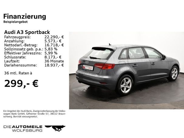 Audi A3 35 TDI S tronic Sportback 110 kW image number 5