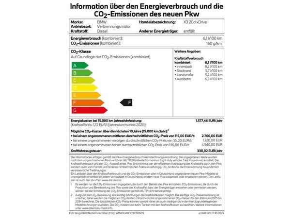 BMW X3 20d xDrive 145 kW image number 3