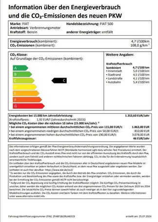 Fiat 500C 51 kW image number 7