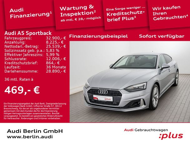 Audi A5 35 TFSI Sportback Advanced 110 kW image number 5