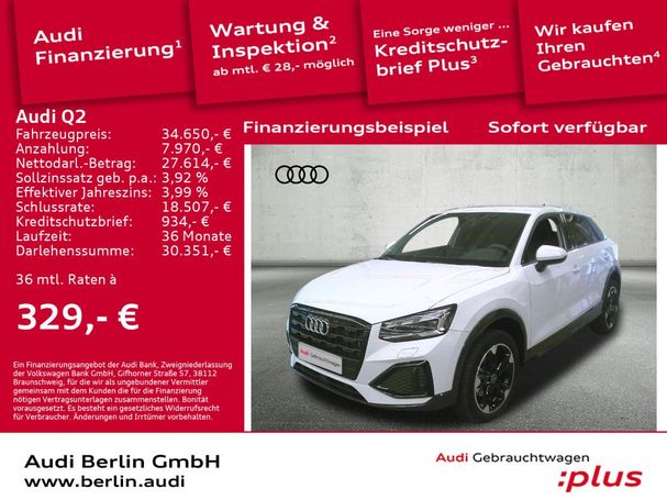 Audi Q2 30 TDI Advanced 85 kW image number 3