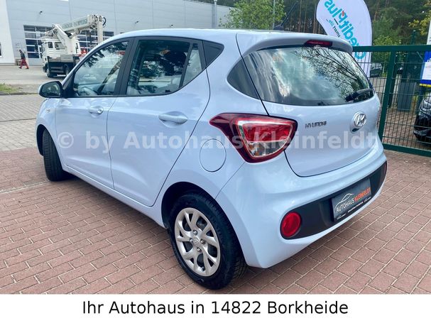 Hyundai i10 blue Trend 49 kW image number 5