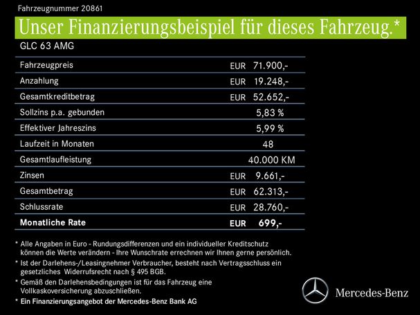 Mercedes-Benz GLC 63 AMG S 375 kW image number 30