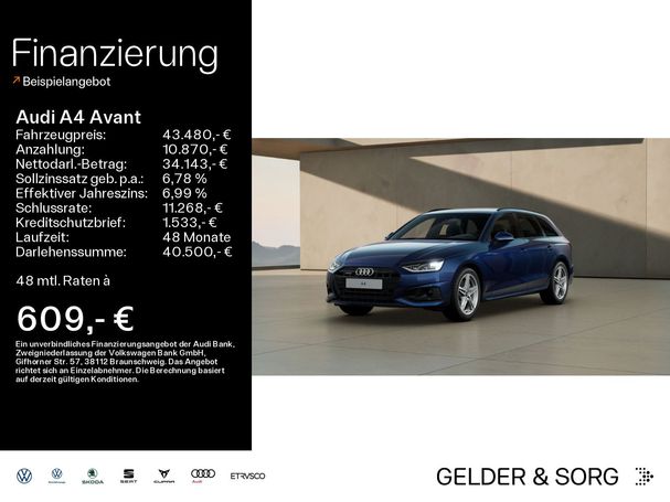 Audi A4 40 Avant Advanced 150 kW image number 6