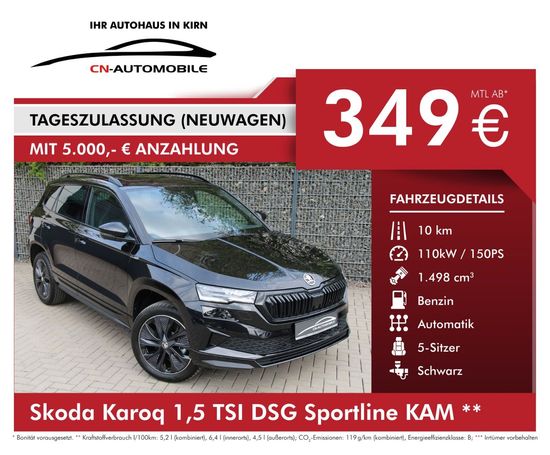 Skoda Karoq 1.5 TSI DSG 110 kW image number 3