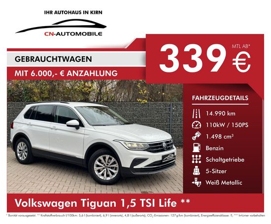 Volkswagen Tiguan 1.5 TSI Life 110 kW image number 5