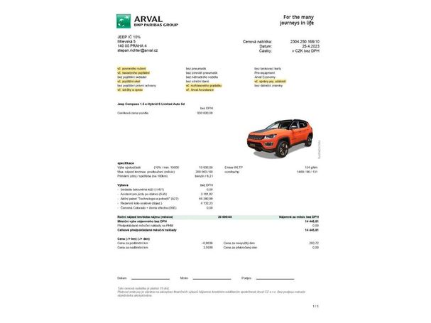 Jeep Compass 1.5 e-Hybrid 95 kW image number 5