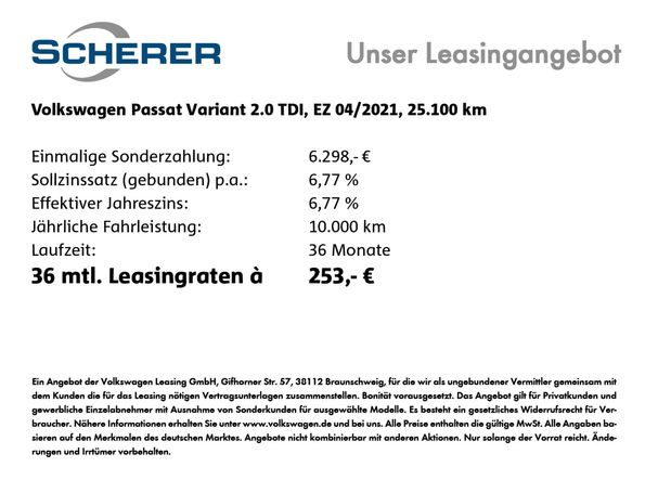 Volkswagen Passat Variant 2.0 TDI DSG 110 kW image number 5