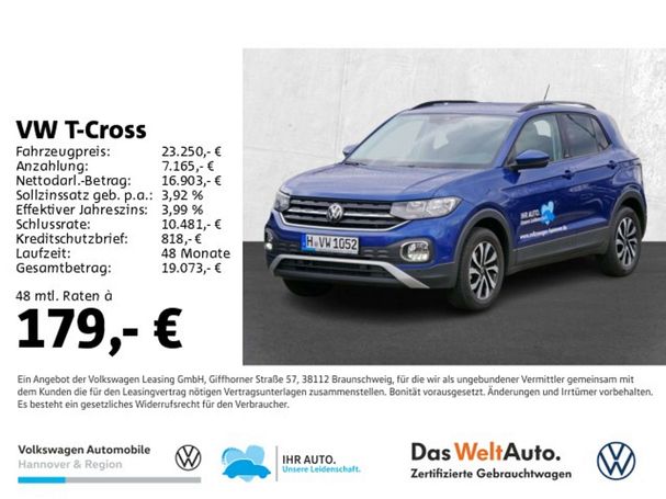 Volkswagen T-Cross 1.0 TSI DSG 81 kW image number 4