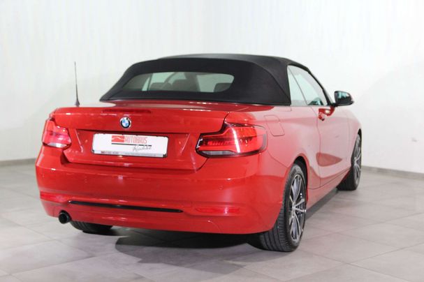 BMW 218i Cabrio Sport Line 100 kW image number 11