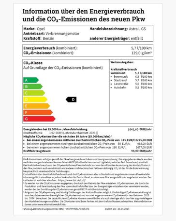 Opel Astra 96 kW image number 45