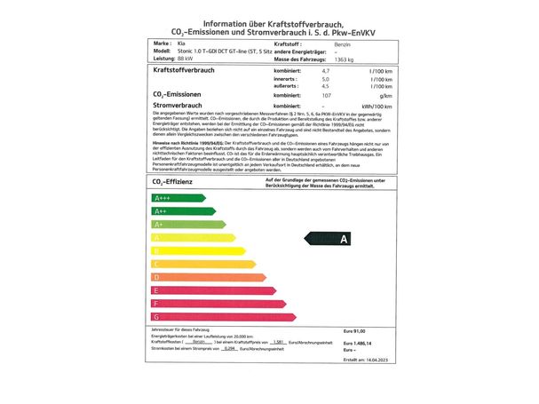 Kia Stonic DCT 88 kW image number 17