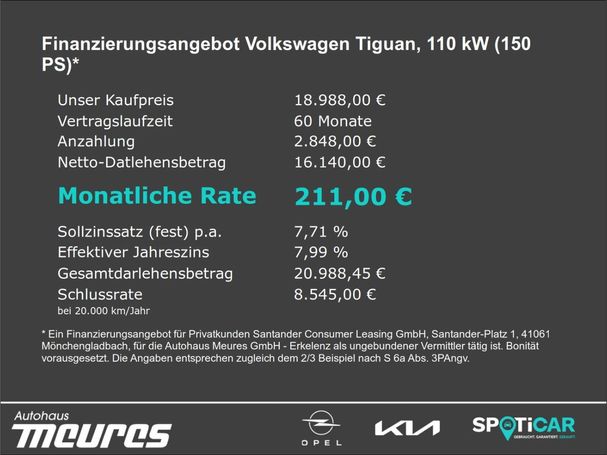 Volkswagen Tiguan 2.0 TDI Sport & Style 110 kW image number 6