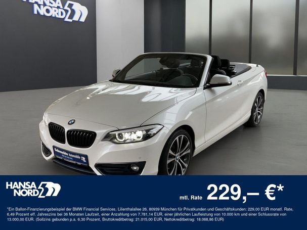 BMW 220i Cabrio 135 kW image number 2