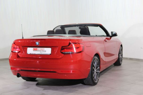 BMW 218i Cabrio Sport Line 100 kW image number 12