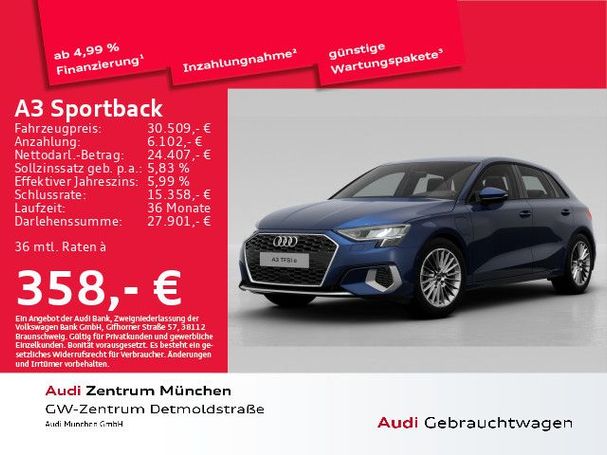 Audi A3 40 TFSIe S tronic Sportback Advanced 150 kW image number 3