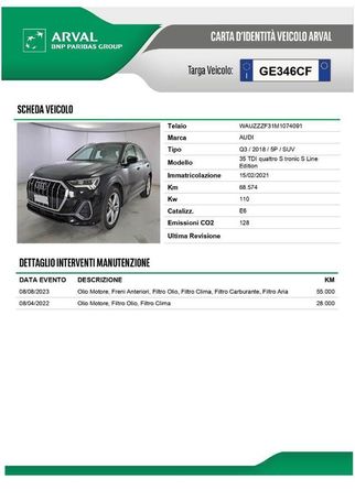 Audi Q3 35 TDI quattro S tronic S-line 110 kW image number 15