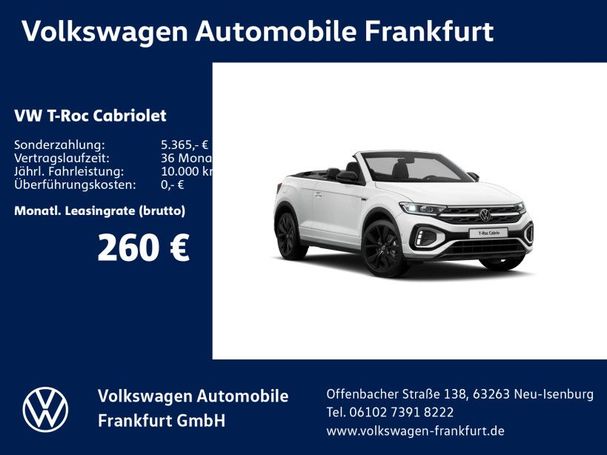 Volkswagen T-Roc Cabriolet 1.5 TSI DSG 110 kW image number 5