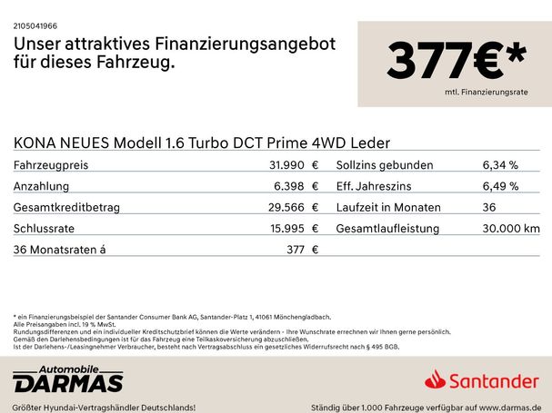 Hyundai Kona 1.6 DCT 146 kW image number 5