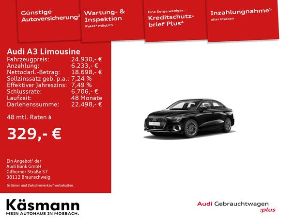 Audi A3 35 TDI Advanced 110 kW image number 4