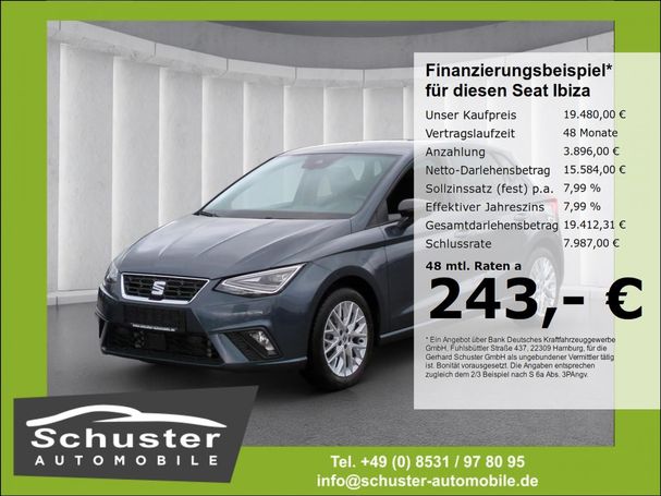 Seat Ibiza 1.0 TSI FR 81 kW image number 5