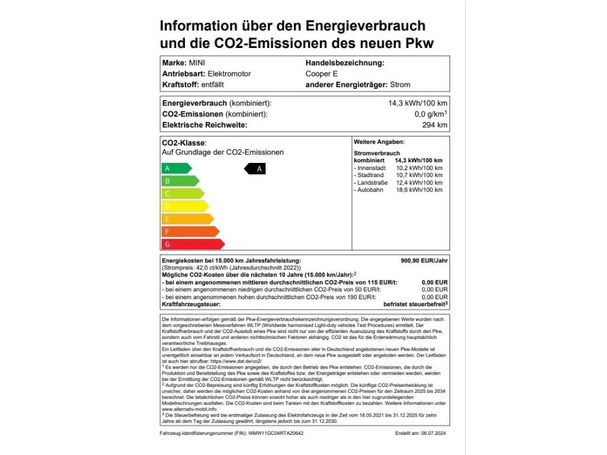 Mini Cooper E Trim 135 kW image number 4