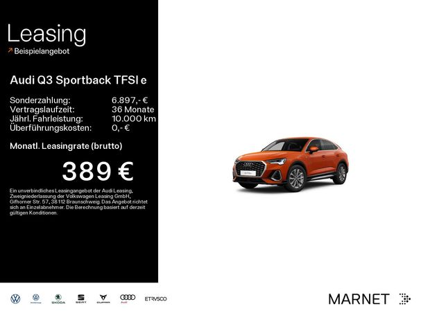 Audi Q3 45 TFSIe S-line Sportback 180 kW image number 5